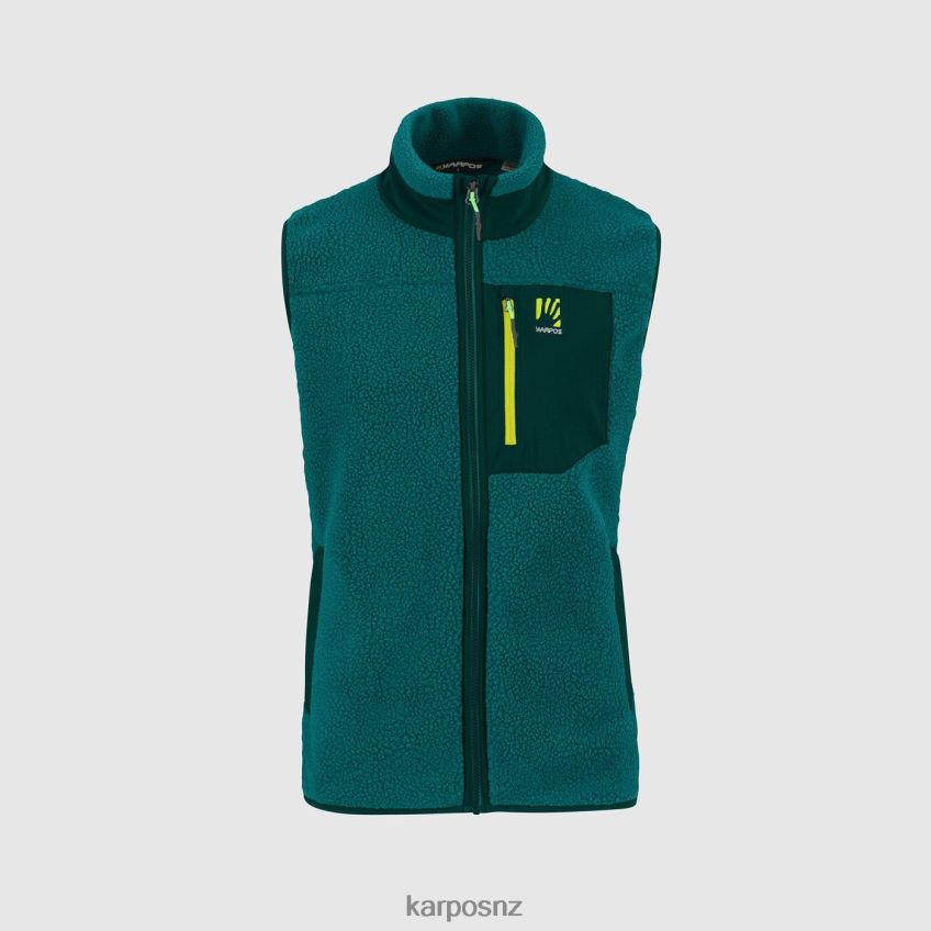 Fleece| BALSAM/FOREST 0848P8150 Karpos 80'S FLEECE VEST Men