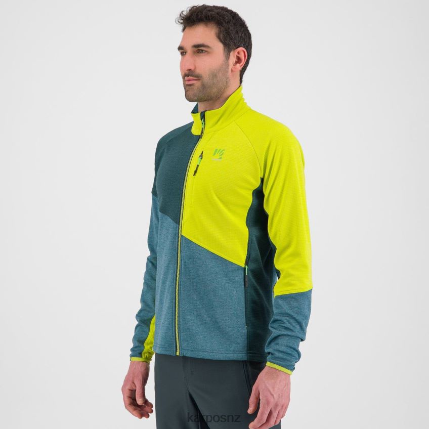 Fleece| BALSAM/FOREST/KIWI COLADA 0848P8238 Karpos FEDERA FULL-ZIP FLEECE Men