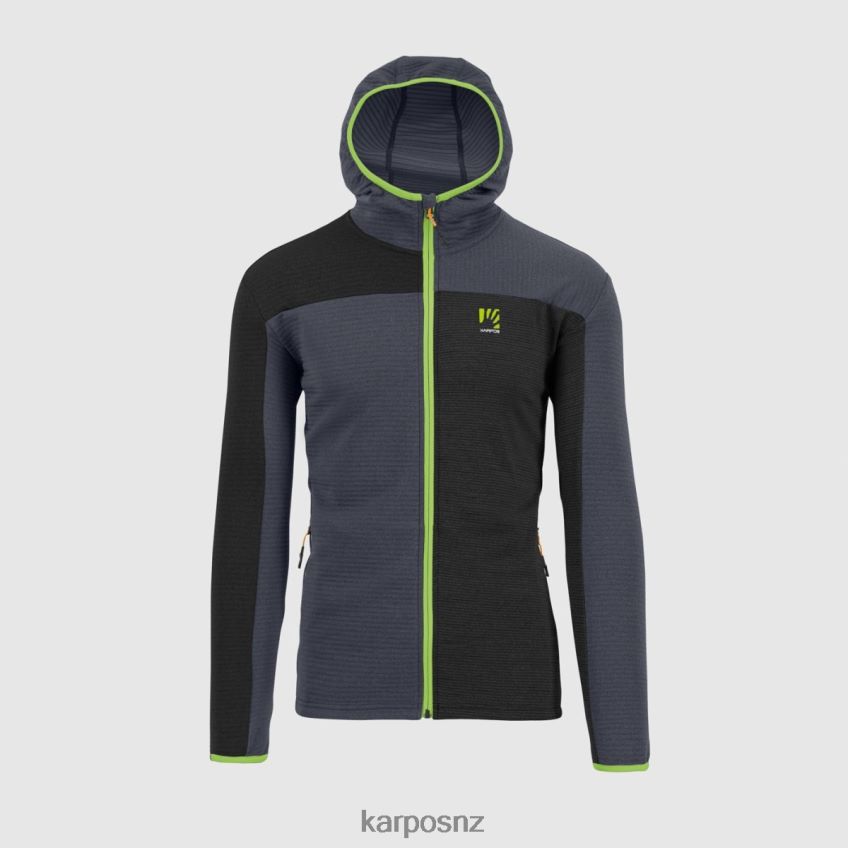 Fleece| BLACK/OMBRE BLUE/JASMINE GREEN 0848P8236 Karpos NUVOLAU FLEECE Men