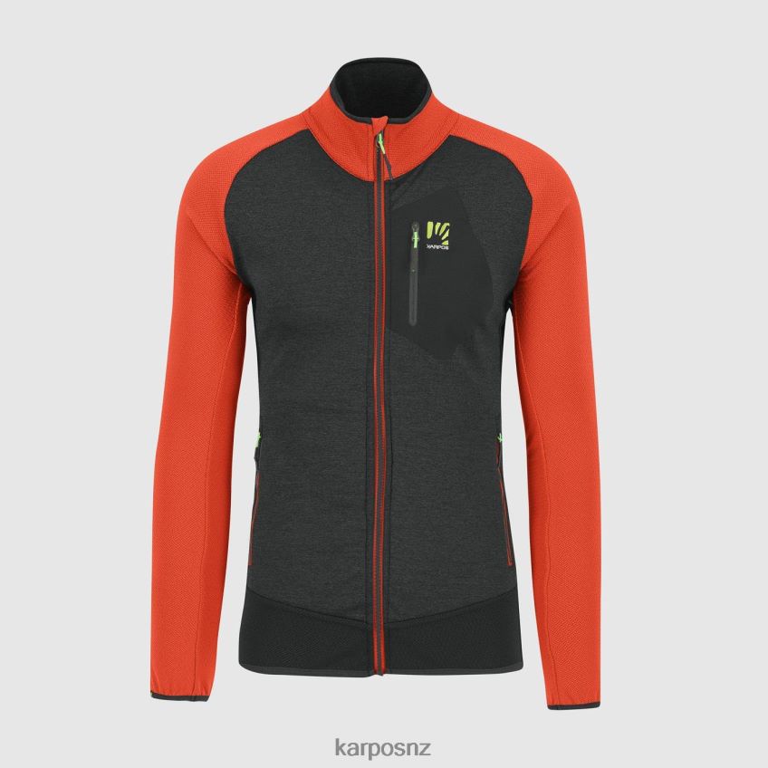 Fleece| BLACK SAND/SPICY ORANGE 0848P8218 Karpos ODLE FLEECE Men
