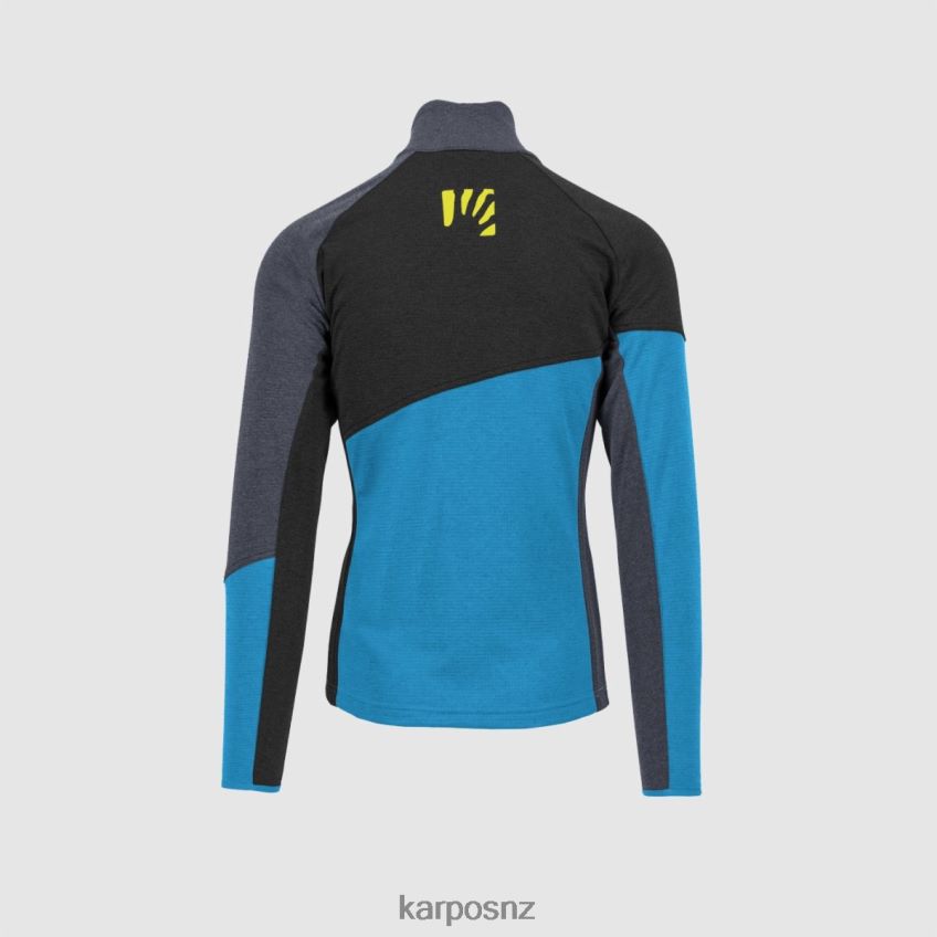 Fleece| BLUE JEWEL/BLACK/INDIA INK 0848P8239 Karpos FEDERA FULL-ZIP FLEECE Men