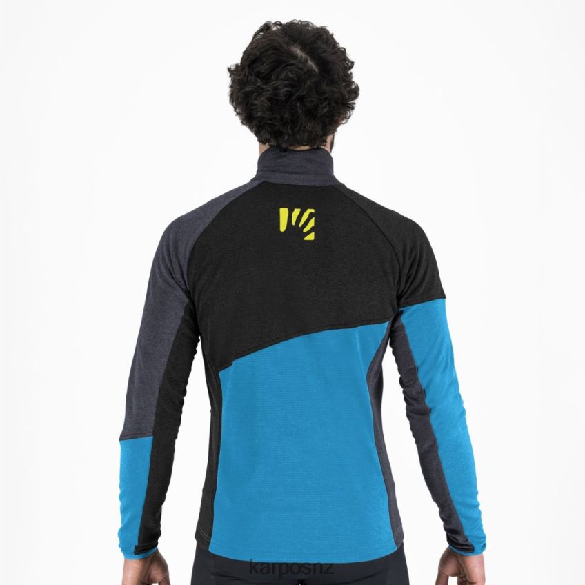 Fleece| BLUE JEWEL/BLACK/INDIA INK 0848P8239 Karpos FEDERA FULL-ZIP FLEECE Men