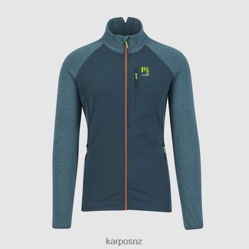Fleece| DARK SEA/BALSAM 0848P8211 Karpos PIZZOCCO EVO FULL-ZIP FLEECE Men