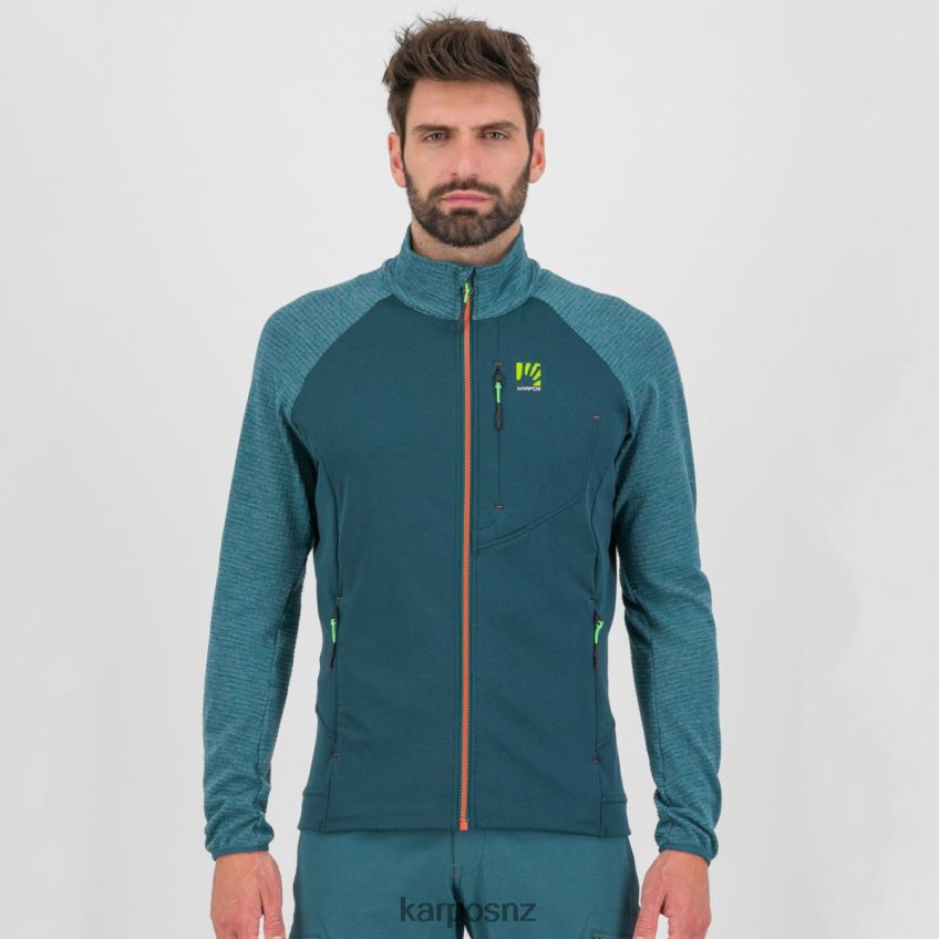 Fleece| DARK SEA/BALSAM 0848P8211 Karpos PIZZOCCO EVO FULL-ZIP FLEECE Men