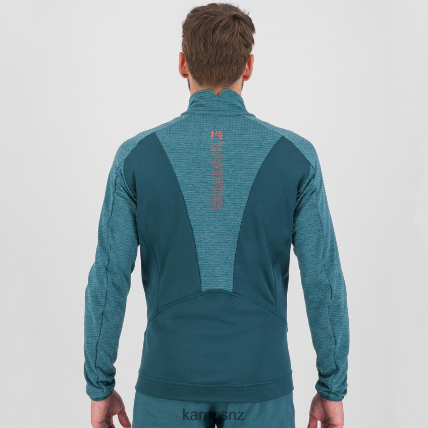 Fleece| DARK SEA/BALSAM 0848P8211 Karpos PIZZOCCO EVO FULL-ZIP FLEECE Men