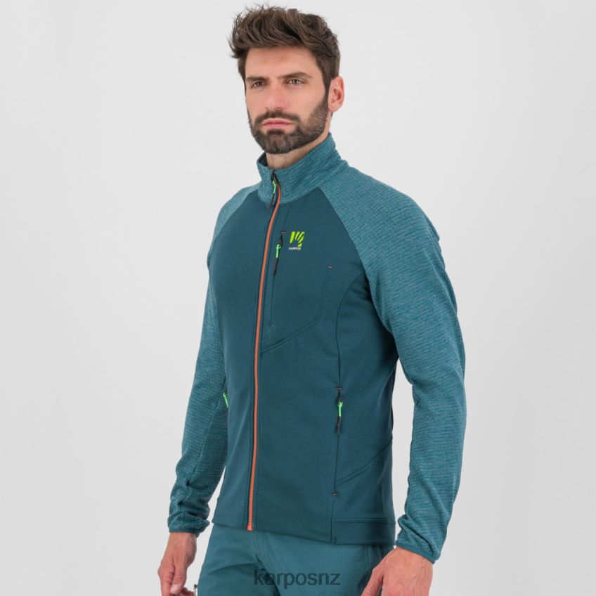 Fleece| DARK SEA/BALSAM 0848P8211 Karpos PIZZOCCO EVO FULL-ZIP FLEECE Men
