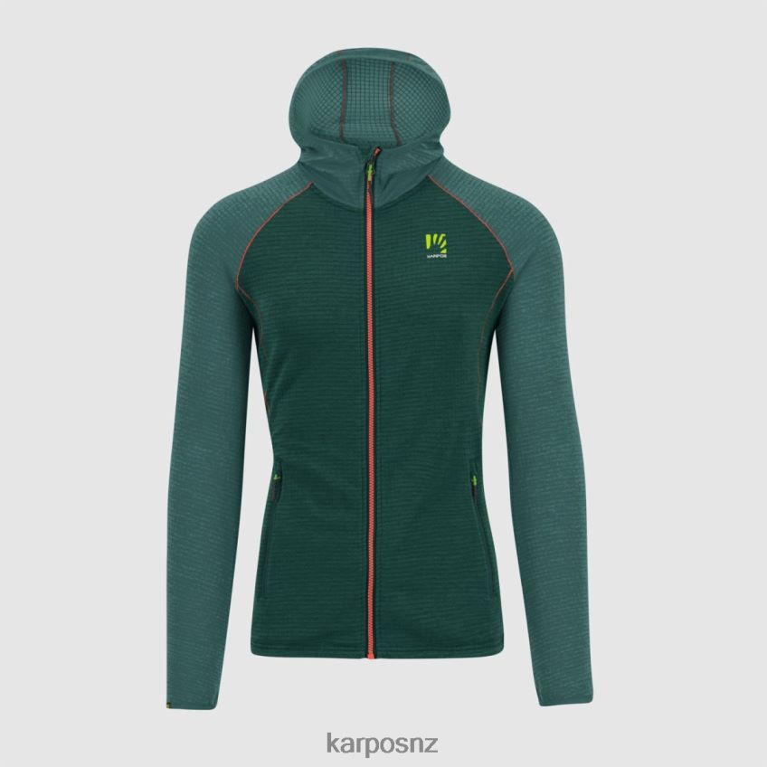 Fleece| DARK SEA/BALSAM 0848P8225 Karpos AMBRIZZOLA FULL-ZIP HOODIE Men