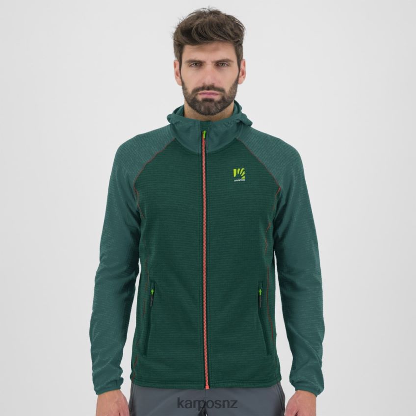 Fleece| DARK SEA/BALSAM 0848P8225 Karpos AMBRIZZOLA FULL-ZIP HOODIE Men