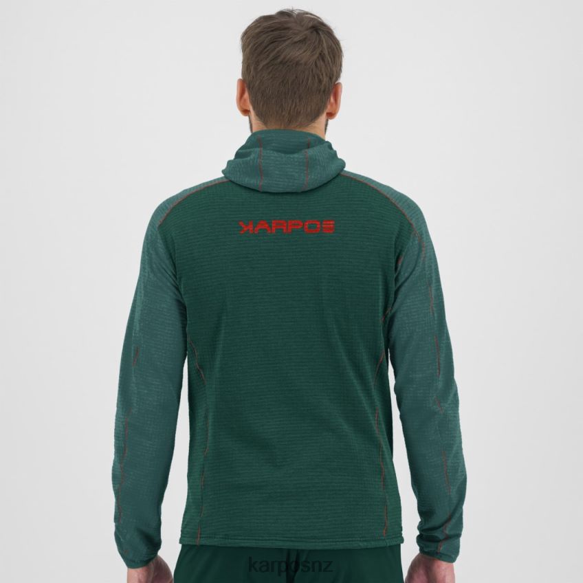 Fleece| DARK SEA/BALSAM 0848P8225 Karpos AMBRIZZOLA FULL-ZIP HOODIE Men