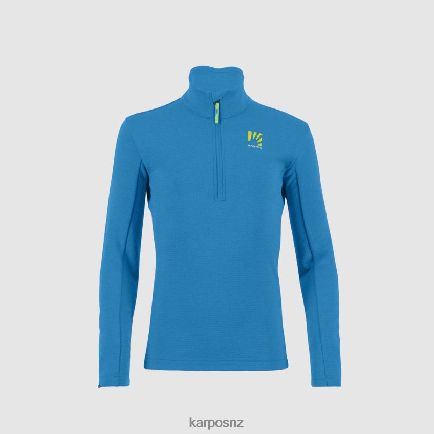 Fleece| DIVA BLUE 0848P8274 Karpos PIZZOCCO KID HALF-ZIP FLEECE Men