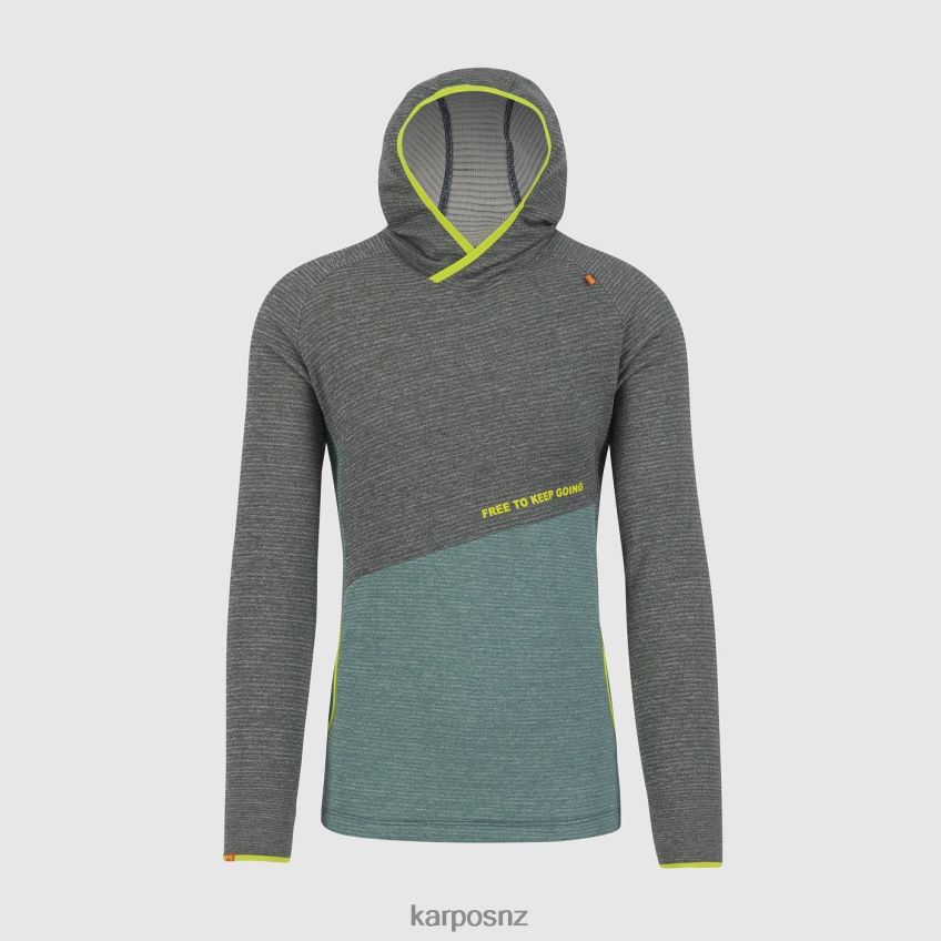 Fleece| FOREST/NORTH ATLANTIC 0848P8232 Karpos CAMOSCIO HOODIE Men