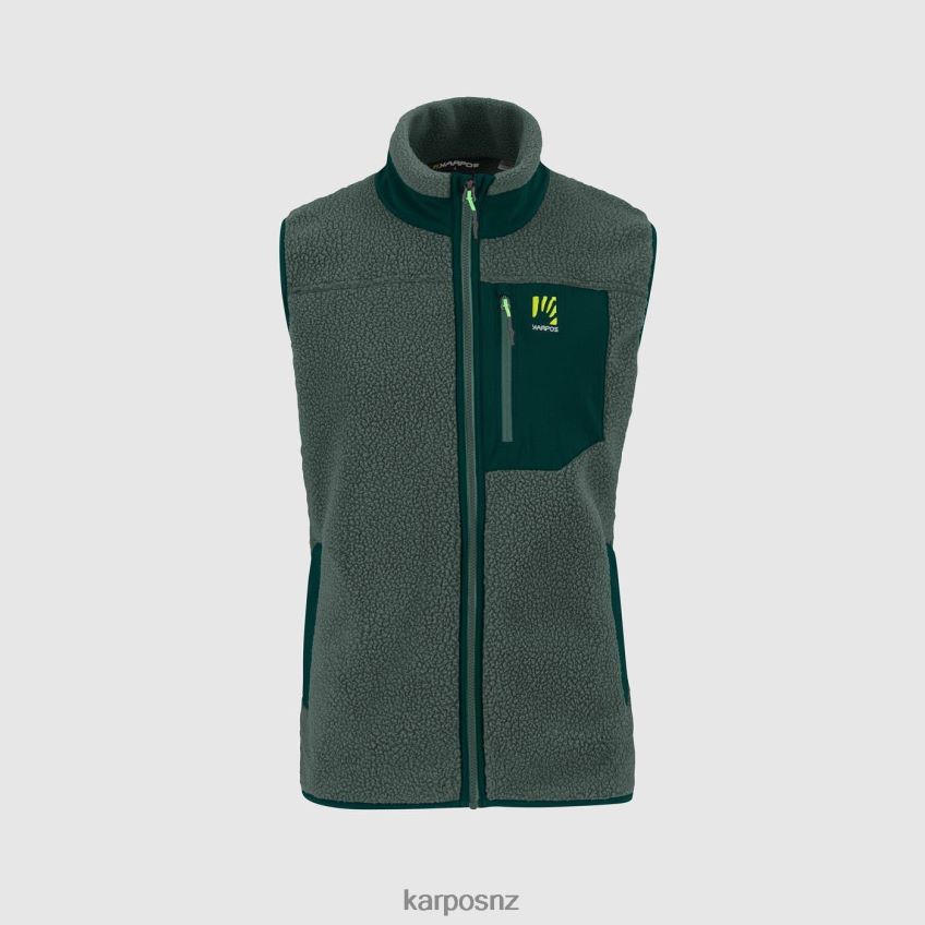 Fleece| JUNGLE GREEN/FOREST 0848P8152 Karpos 80'S FLEECE VEST Men