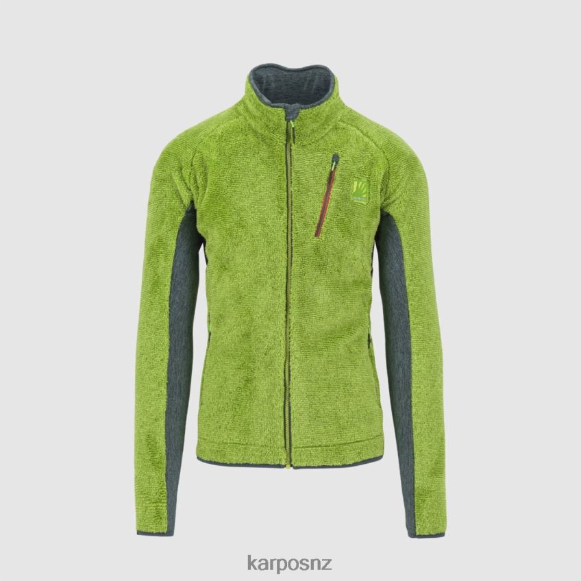 Fleece| LIME GREEN/DARK SLATE 0848P8194 Karpos VERTICE FLEECE Men