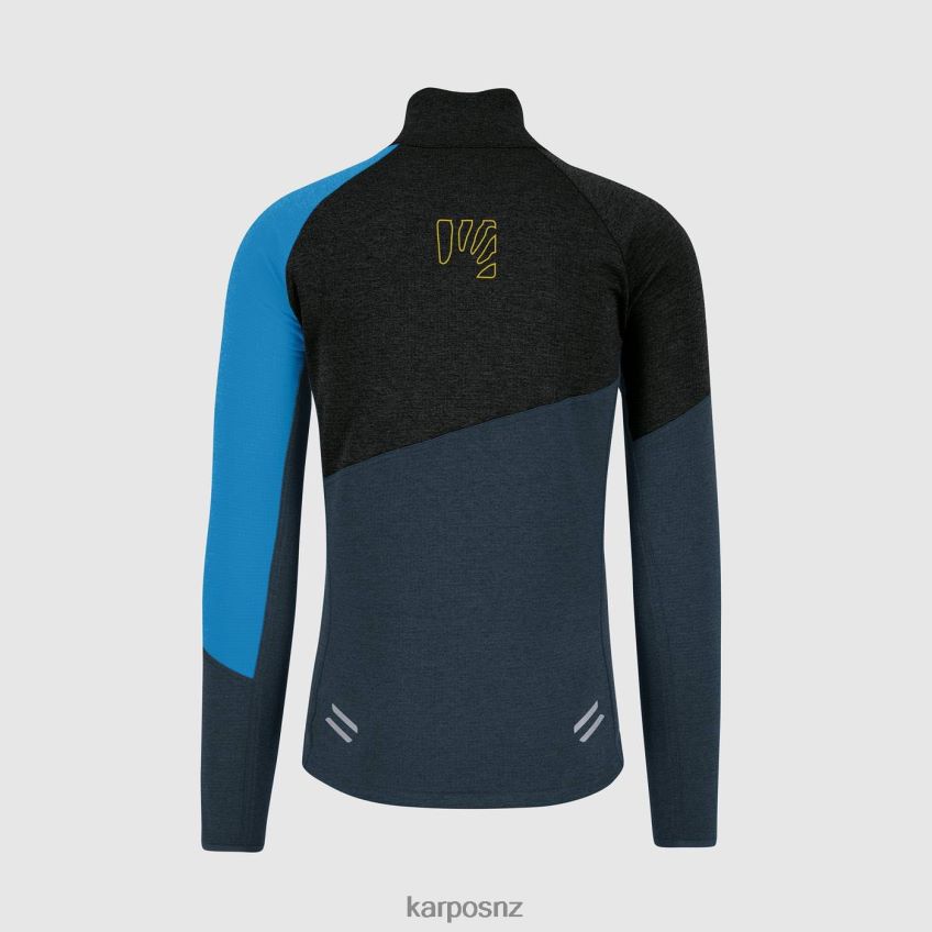Fleece| MIDNIGHT/BLACK/DIVA BLUE 0848P8255 Karpos VAL VIOLA FULL-ZIP FLEECE Men