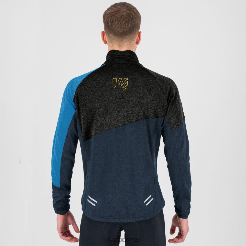 Fleece| MIDNIGHT/BLACK/DIVA BLUE 0848P8255 Karpos VAL VIOLA FULL-ZIP FLEECE Men