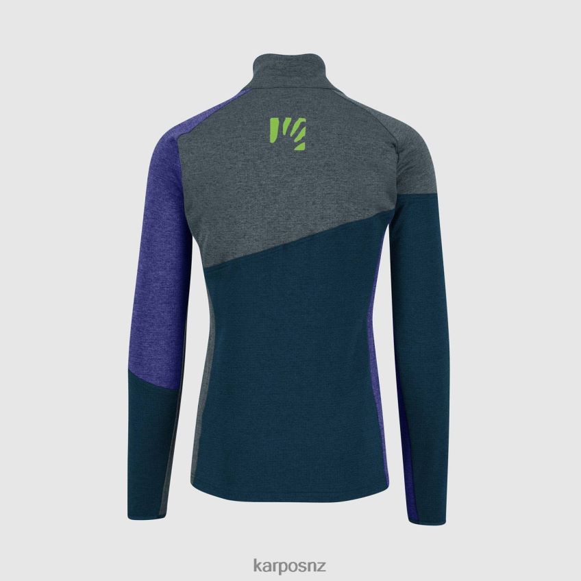 Fleece| MIDNIGHT/DARK SLATE/LIBERTY 0848P8267 Karpos FEDERA HALF-ZIP FLEECE Men