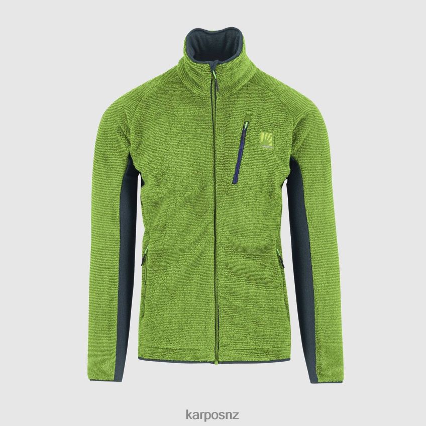 Fleece| MIDNIGHT/GREEN FLASH 0848P8190 Karpos VERTICE FLEECE Men