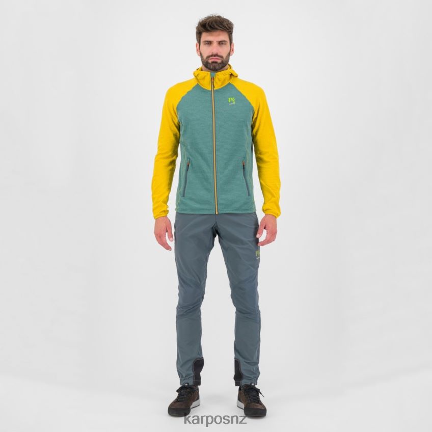 Fleece| NORTH ATLANTIC/LEMON CURRY 0848P8227 Karpos AMBRIZZOLA FULL-ZIP HOODIE Men