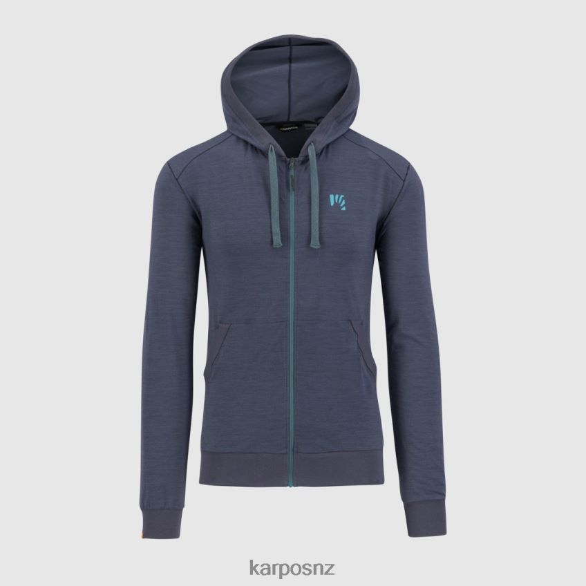 Fleece| OMBRE BLUE 0848P8183 Karpos COPPOLO MERINO FULL ZIP HOODIE Men