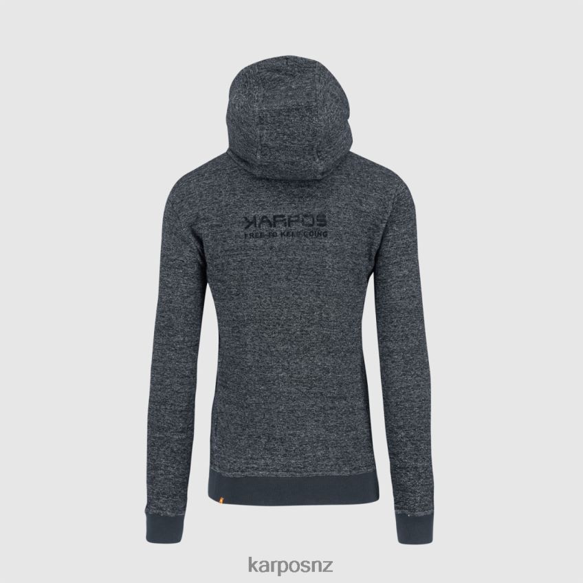 Fleece| OMBRE BLUE MELANGE 0848P8175 Karpos TOTOGA HEMP FULL-ZIP HOODIE Men