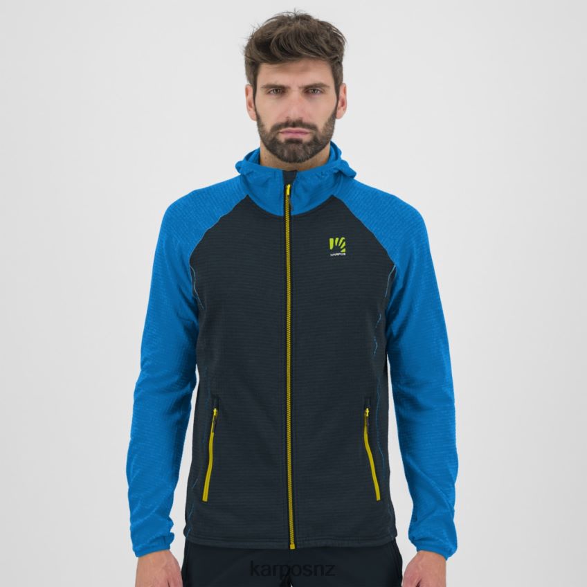 Fleece| OUTER SPACE/INDIGO BUNTING 0848P8226 Karpos AMBRIZZOLA FULL-ZIP HOODIE Men