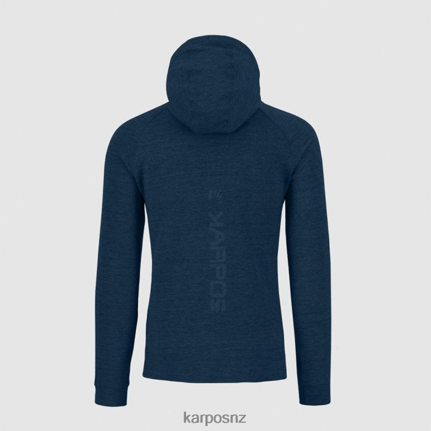 Fleece| OUTER SPACE MELANGE 0848P8180 Karpos EASYFRIZZ FULL-ZIP HOODIE Men