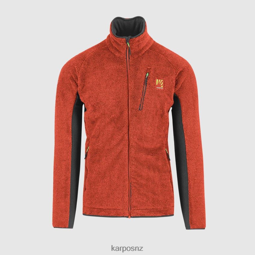 Fleece| SPICY ORANGE 0848P8195 Karpos VERTICE FLEECE Men