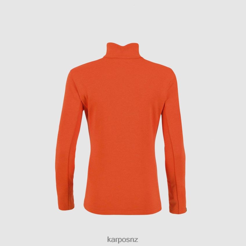 Fleece| SPICY ORANGE 0848P8270 Karpos PIZZOCCO KID HALF-ZIP FLEECE Men