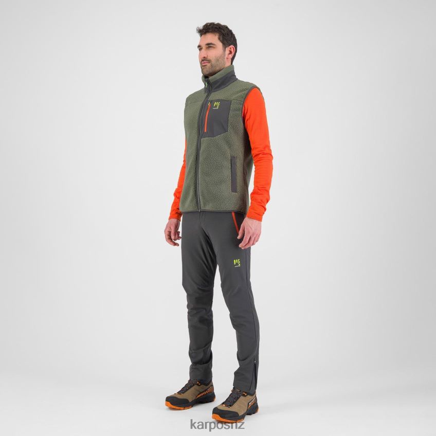 Fleece| THYME/BLACK SAND 0848P8151 Karpos 80\'S FLEECE VEST Men