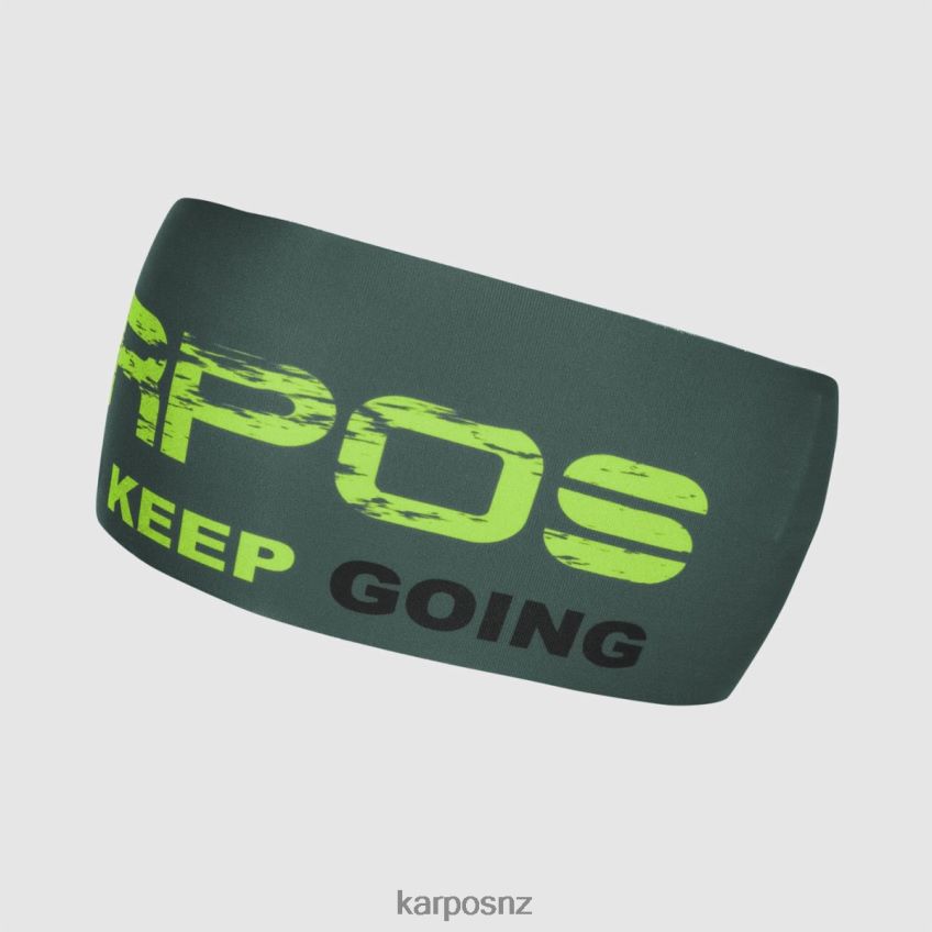 Headwear| DARK SLATE/LIME GREEN/BLACK 0848P8858 Karpos PELMETTO HEADBAND Men