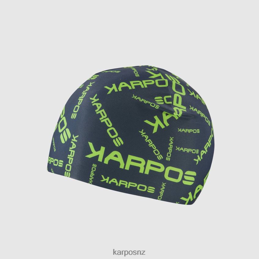 Headwear| MIDNIGHT/GREEN FLASH 0848P8797 Karpos ALAGNA RACE CAP Men