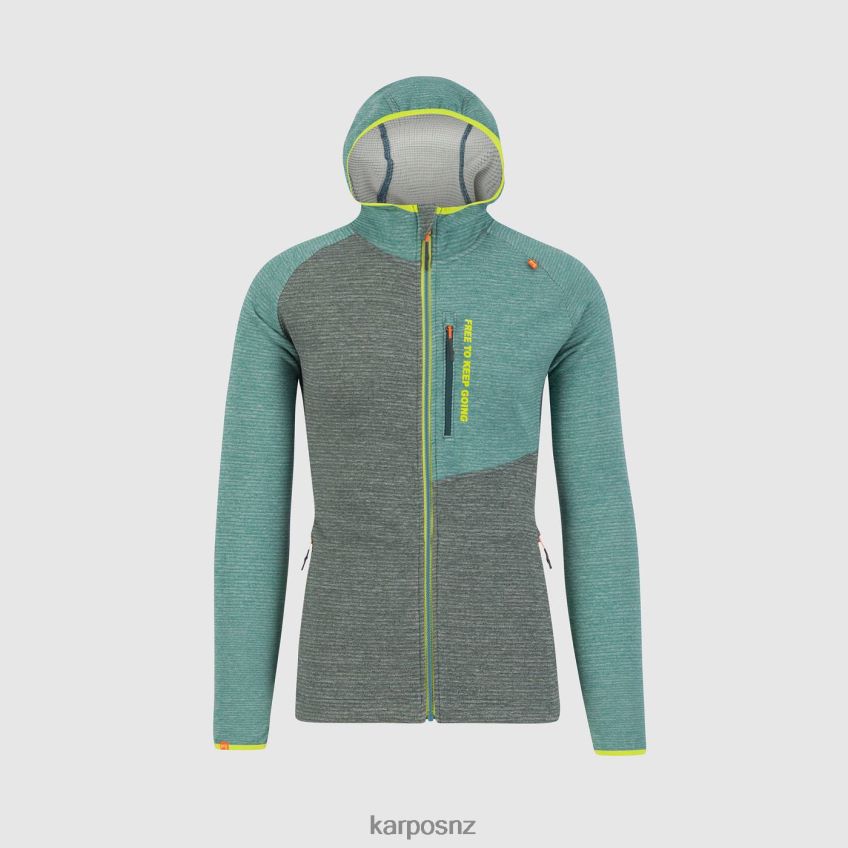 Hoody| FOREST/NORTH ATLANTIC 0848P8177 Karpos CAMOSCIO FULL ZIP HOODIE Men