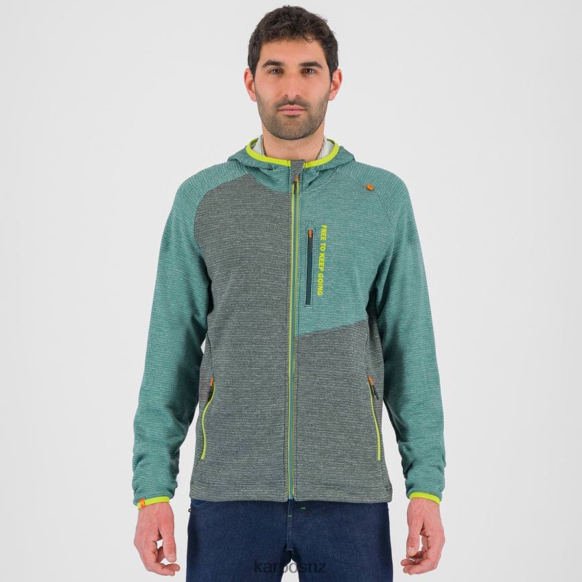 Hoody| FOREST/NORTH ATLANTIC 0848P8177 Karpos CAMOSCIO FULL ZIP HOODIE Men