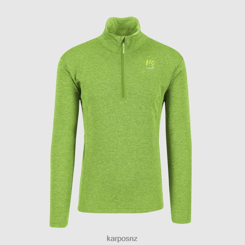 Hoody| GREEN FLASH 0848P8292 Karpos PIZZOCCO HALF ZIP Men