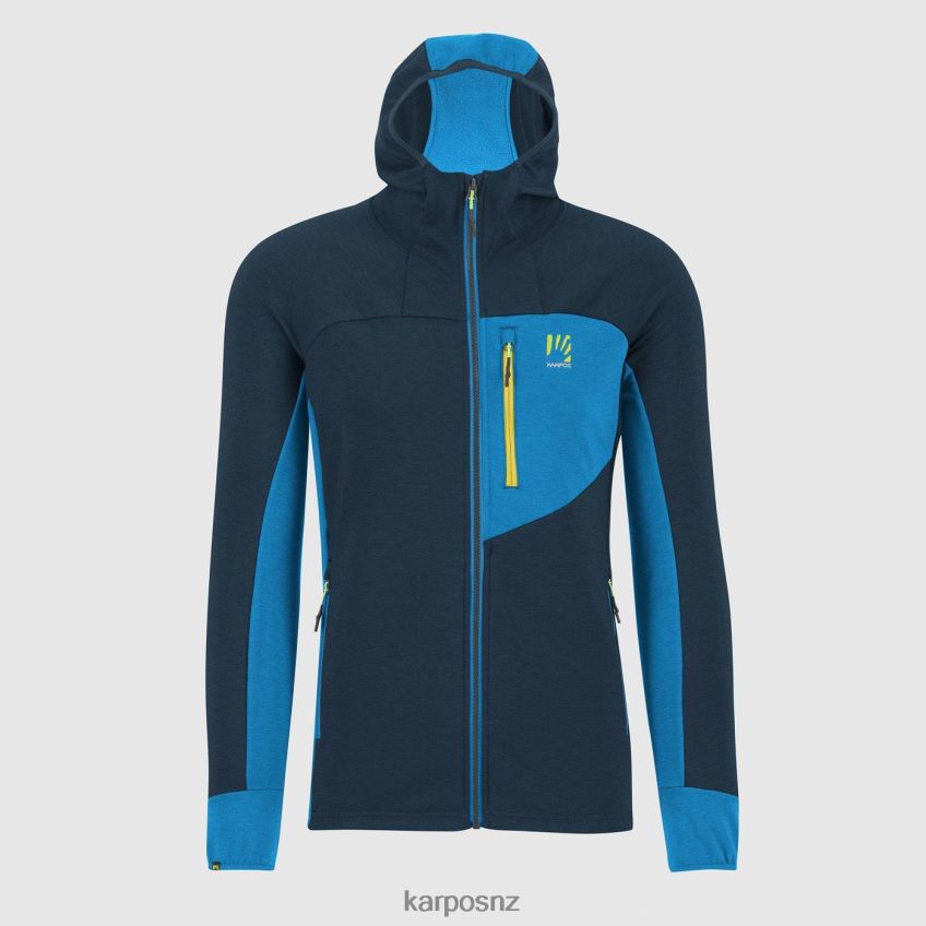 Hoody| MIDNIGHT/DIVA BLUE 0848P8207 Karpos MEZZODI HOODIE FLEECE Men