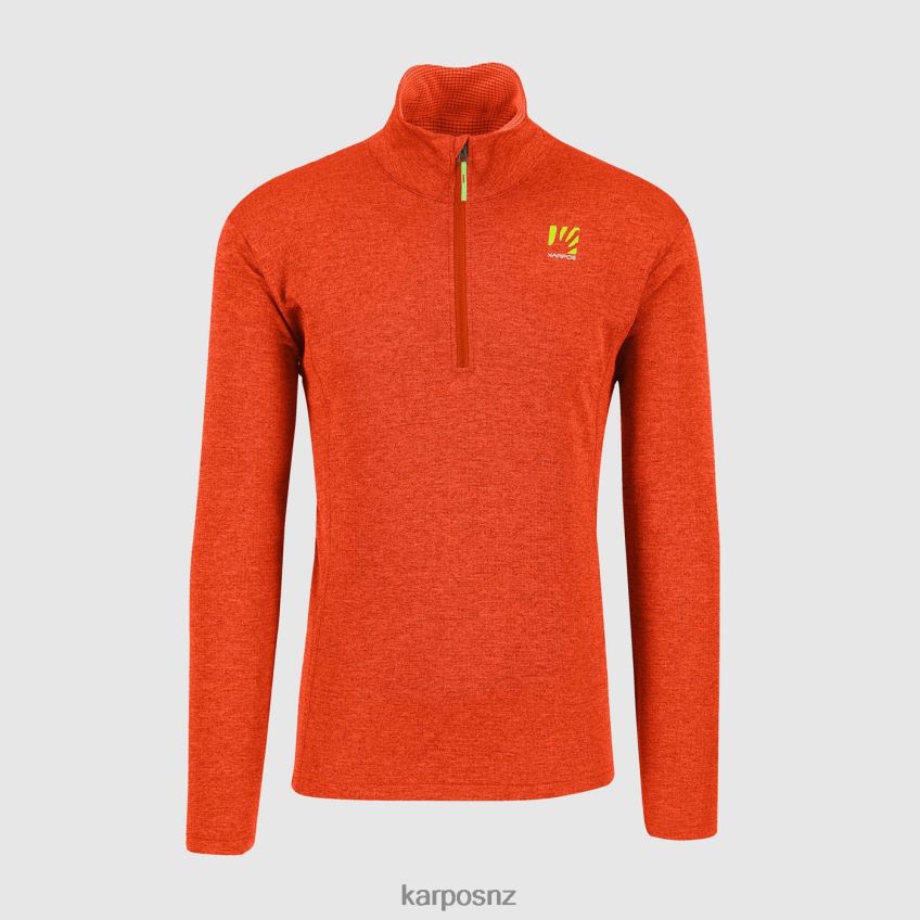 Hoody| SPICY ORANGE 0848P8289 Karpos PIZZOCCO HALF ZIP Men