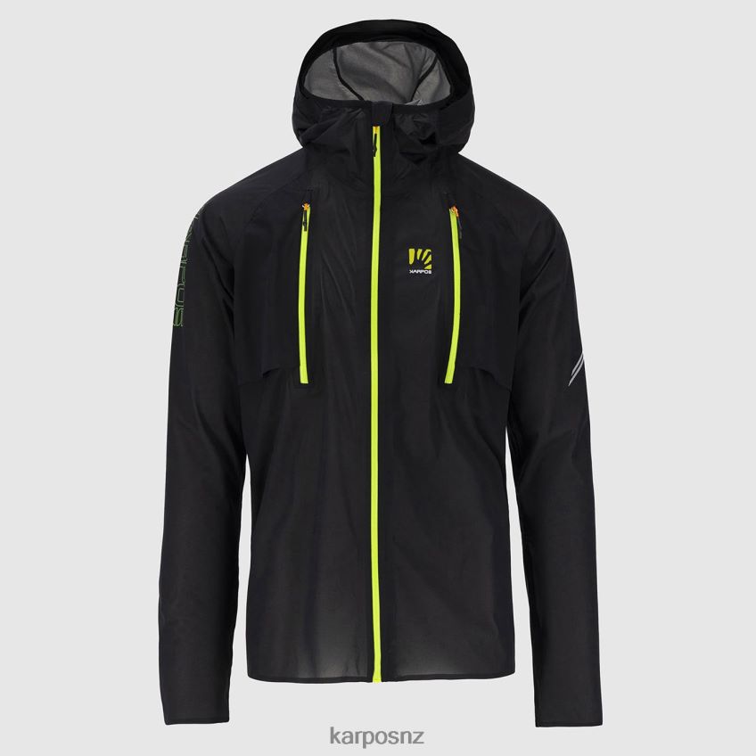 Jacket| BLACK/GREEN FLUO 0848P865 Karpos LAVAREDO RAIN JACKET Men