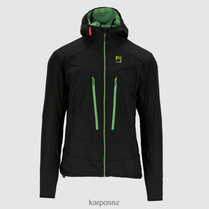 Jacket| BLACK/JASMINE GREEN 0848P862 Karpos K-PERFORMANCE HYBRID JACKET Men