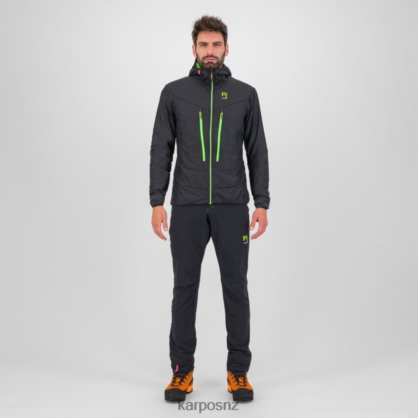Jacket| BLACK/JASMINE GREEN 0848P862 Karpos K-PERFORMANCE HYBRID JACKET Men