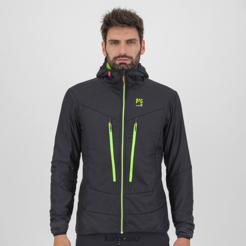 Jacket| BLACK/JASMINE GREEN 0848P862 Karpos K-PERFORMANCE HYBRID JACKET Men