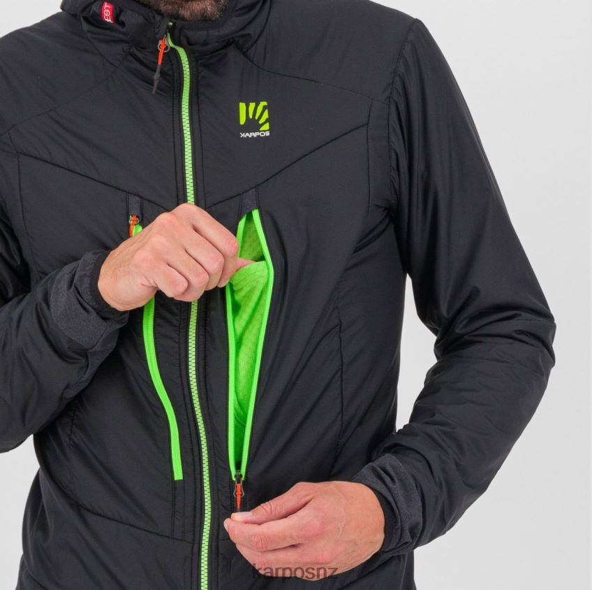 Jacket| BLACK/JASMINE GREEN 0848P862 Karpos K-PERFORMANCE HYBRID JACKET Men