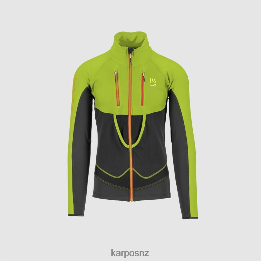 Jacket| BLACK/LIME GREEN 0848P8131 Karpos ALAGNA LITE JACKET Men