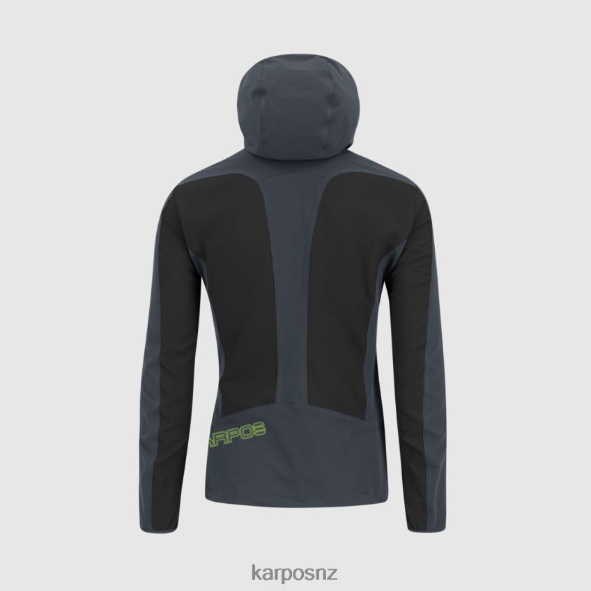 Jacket| BLACK/OMBRE BLUE/JASMINE GREEN 0848P8155 Karpos PARETE JACKET Men