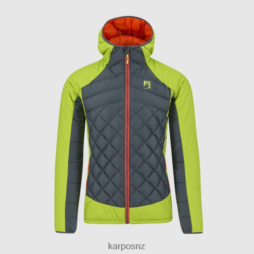 Jacket| DARK SLATE/LIME GREEN 0848P870 Karpos LASTEI ACTIVE PLUS JACKET Men