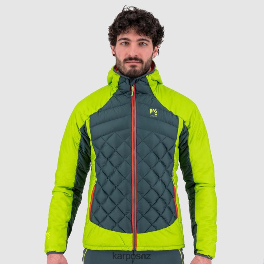 Jacket| DARK SLATE/LIME GREEN 0848P870 Karpos LASTEI ACTIVE PLUS JACKET Men