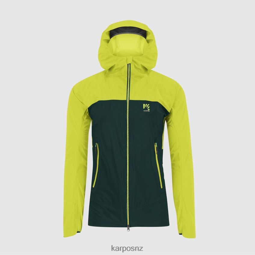 Jacket| FOREST/KIWI COLADA 0848P88 Karpos VALSESIA SHELL JACKET Men