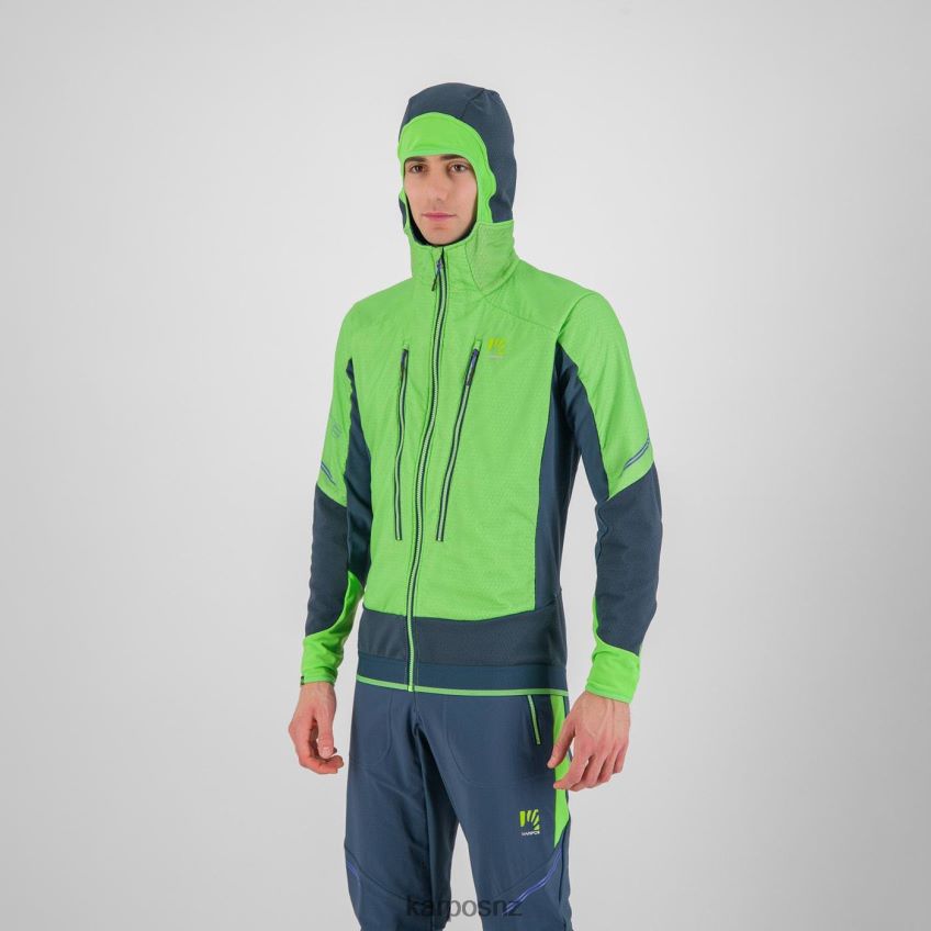 Jacket| GREEN FLASH/MIDNIGHT 0848P889 Karpos ALAGNA PLUS EVO JACKET Men