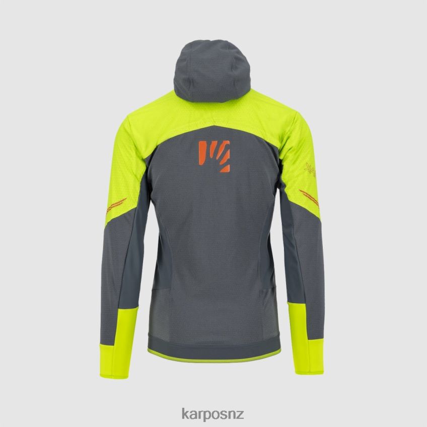 Jacket| LIME GREEN/DARK SLATE 0848P887 Karpos ALAGNA PLUS EVO JACKET Men