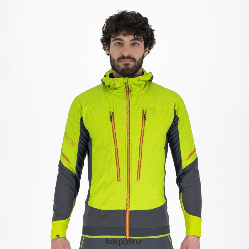Jacket| LIME GREEN/DARK SLATE 0848P887 Karpos ALAGNA PLUS EVO JACKET Men