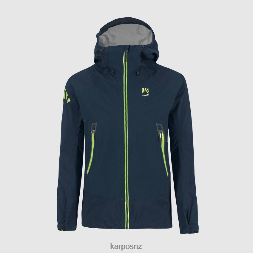 Jacket| MIDNIGHT/GREEN FLASH 0848P829 Karpos STORM EVO JACKET Men